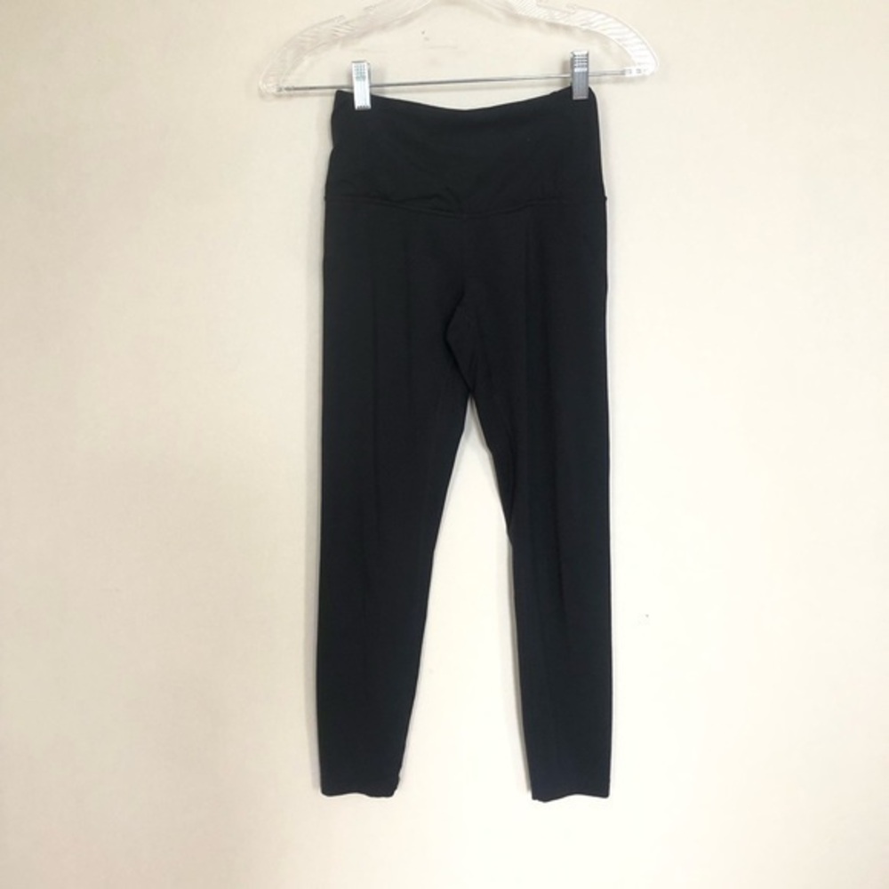 Zella All Day Mesh Black Leggings 7/8 XS